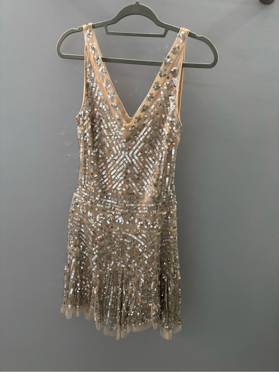 Free People Dresses & Skirts - Free People Sequin V-Neck Sleeveless Cocktail Dress (“NWT” but slightly damaged)